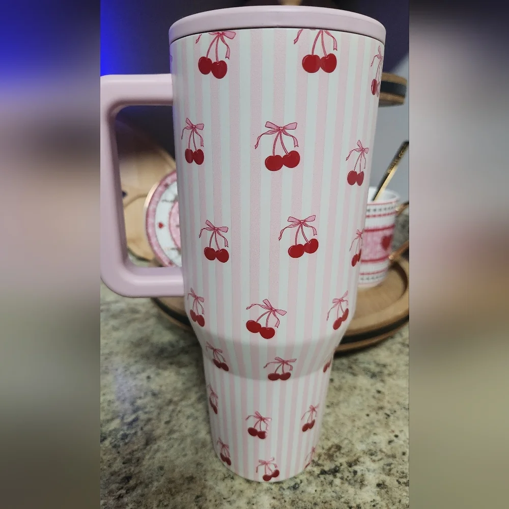 NWT HydroJug "SWEET CHERRY" 40oz Traveler - Picture 4 of 7